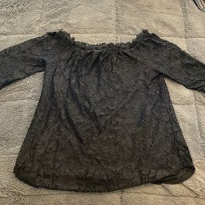 ▪️Black Lace Casual Blouse▪️